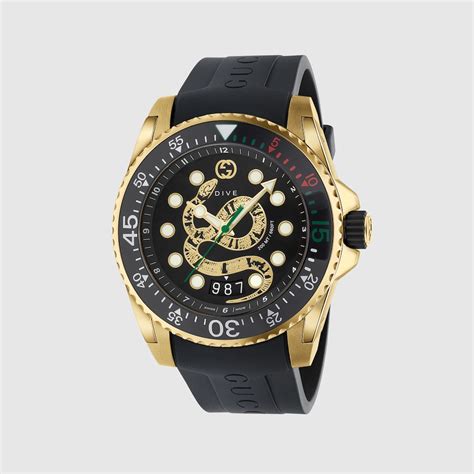 gucci dive 45mm|gucci dive watch snake.